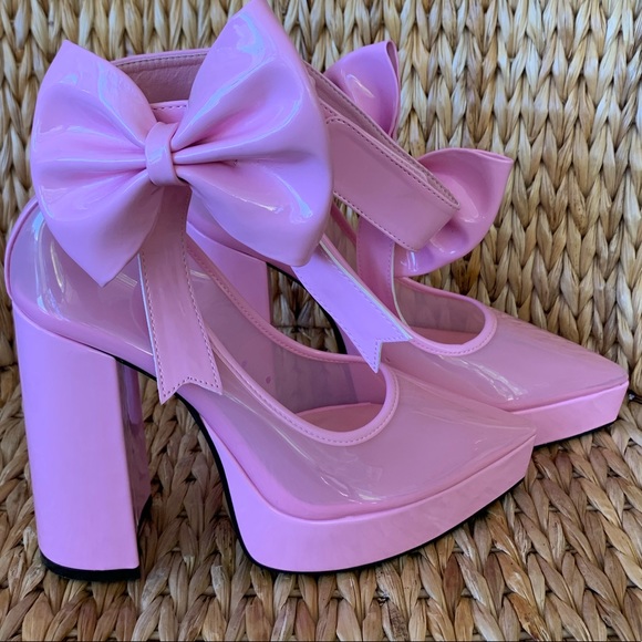 New 🎀Sugar Thrillz x Dolls Kill Pink Pumps - Picture 2 of 6